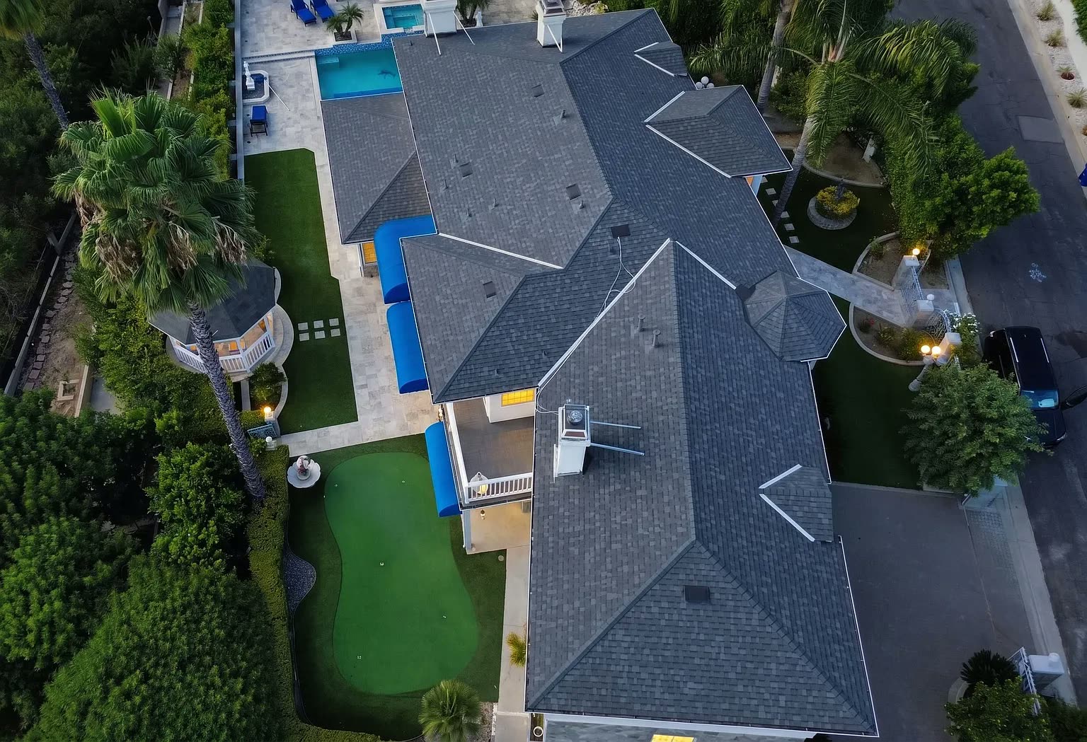 Aerial view of the Next Phase property and surrounding hills