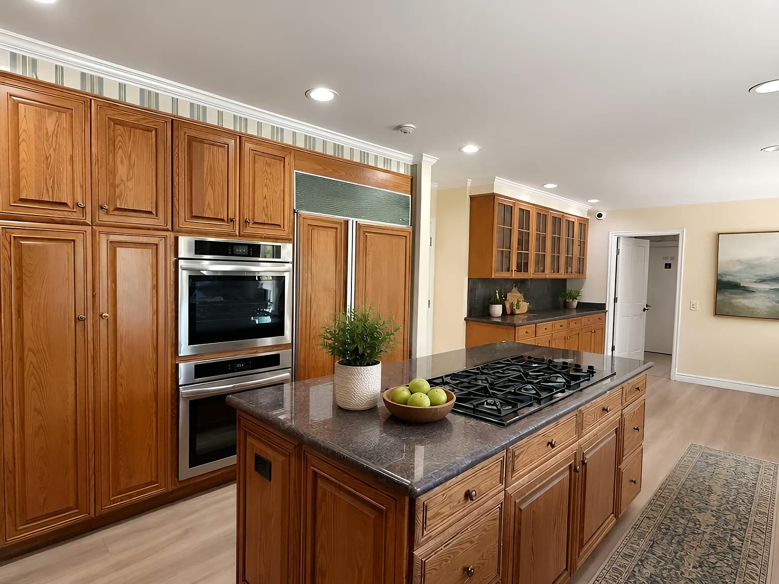 The community kitchen at the Next Phase residence